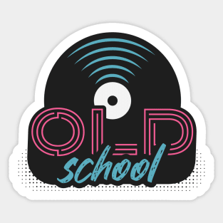 Retro Old School Record Collector // Vinyl Record Junkie Sticker